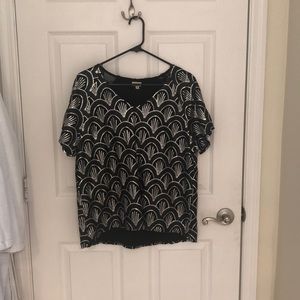 Dillard’s Cremieux Sequin Top